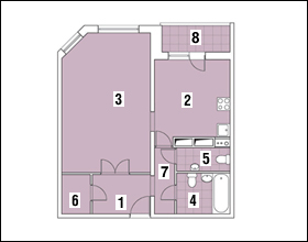 макет планировки квартиры